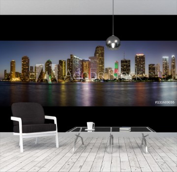 Picture of Miami Florida USA downtown skyline